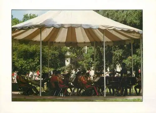 England London St. James Park Summer Bandstand non-standard  12 x 17 cm postcard