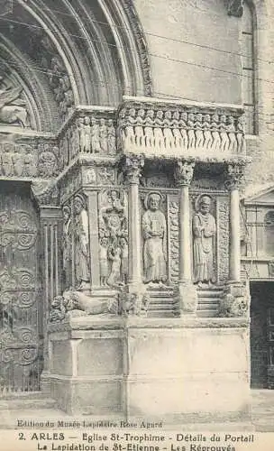 A5764 France Arles eglise St-Trophime la Lapidation de St-Etienne - Les Reprouves