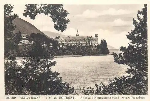 A5764 France Aix les Bains abbaye Hautecombe