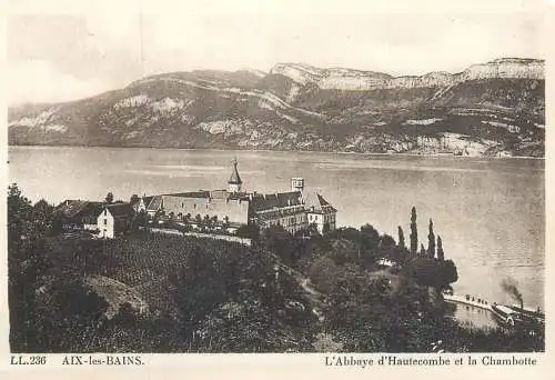 A5764 France Aix les Bains abbaye Hautecombe et la Chambotte