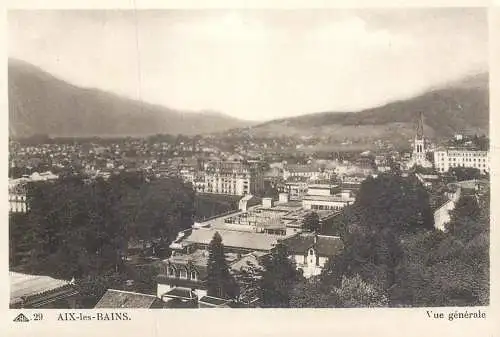 A5764 France Aix les Bains vue generale