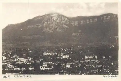 A5764 France Aix les Bains vue generale