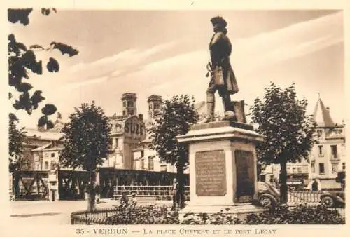 A5764 France VERDUN - La place Chevert et le Polnt Legay