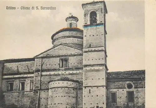 A5763 Italia Urbino chiesa di S. Bernardino