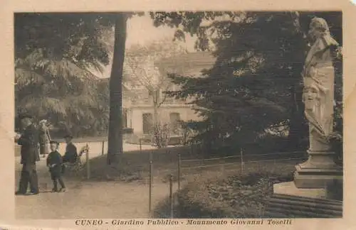A5763 Italia Cuneo monumento Giovanni Toselli