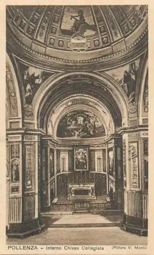 A5763 Italia Pollenza interno chiesa