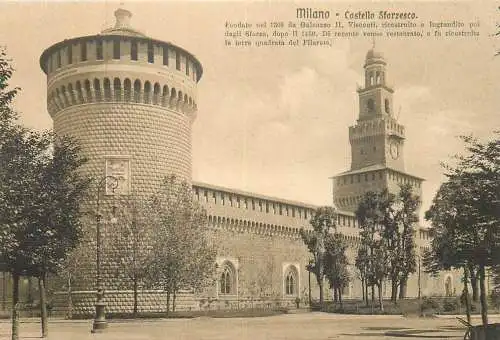 A5763 Italia Milano castello Sforzesco
