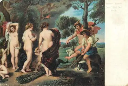 A5763 Das Urteil des Paris - Rubens, Stengel AK