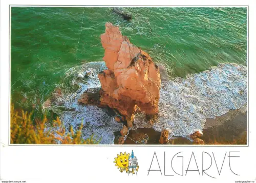 A5314 Portugal Algarve rock aerial aspect
