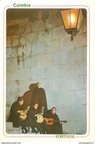 A5314 Portugal Coimbra monks serenading types and scenes