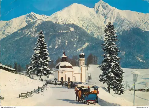 A5314 Austria Seefeld i Tirol Seekircherl gegen Reitherspitze