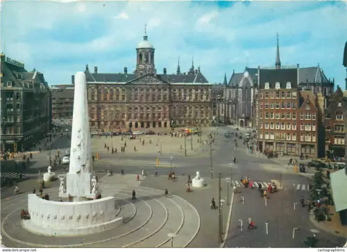 A5311 Netherlands Amsterdam Dam with Royal Palace and National Monument