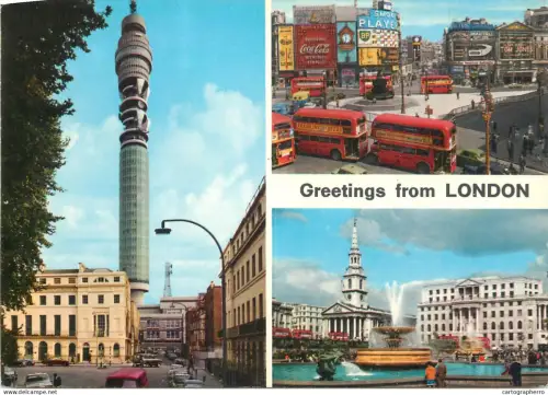 A5311 England greetings from London several views