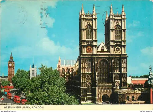 A5311 England London Westminster Abbey - the twin towers