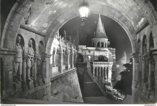 A5310 Hungary Budapest Fishermen Bastion night view