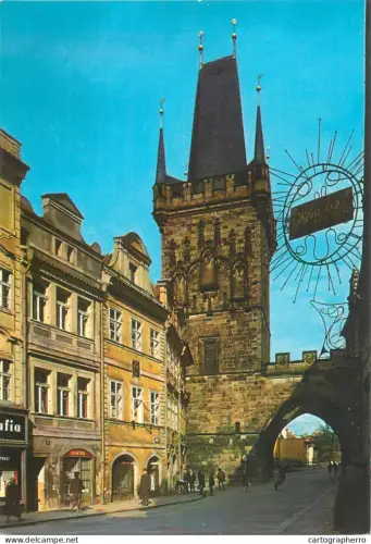 A5310 Czech Republic Prague Old Town larger tower of Charles Bridge