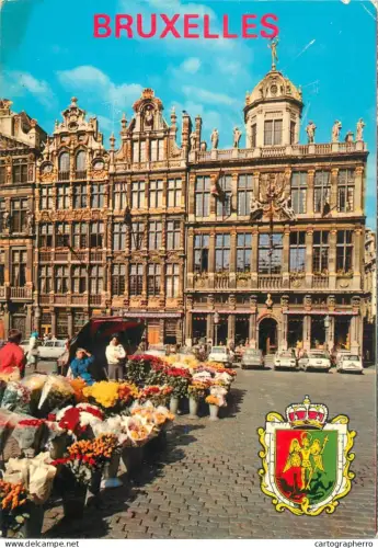 A5308 Belgium Bruxelles Grand Place vue partielle