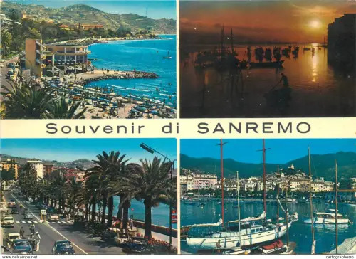A5308 Italy San Remo souvenir multi view