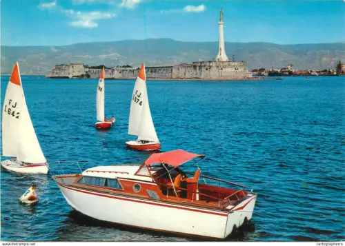 A5308 Italy Messina port entrance boat
