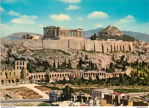 A5307 Greece Athens Acropolis view from Philopappe