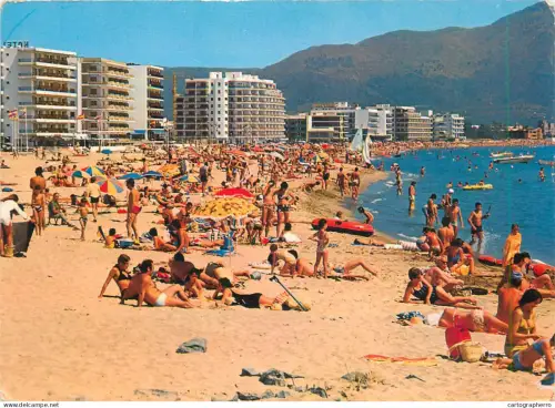 A5307 Spain Costa Brava Rosas littoral types and scenes