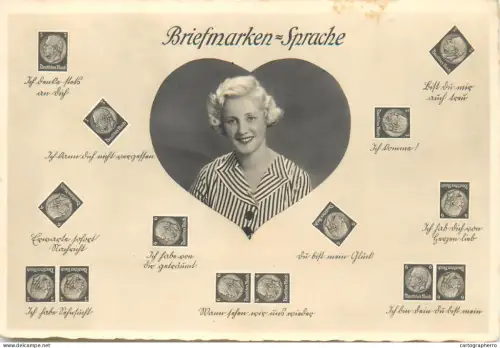 A5815 Briefmarken Sprache / Stamp Language / Germany