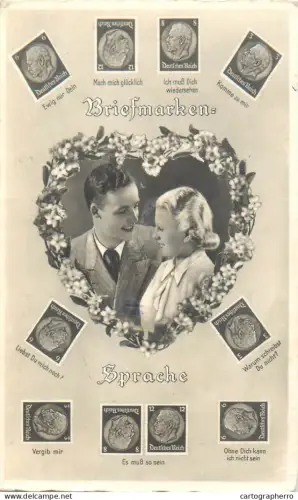 A5815 Briefmarken Sprache / Stamp Language / Germany