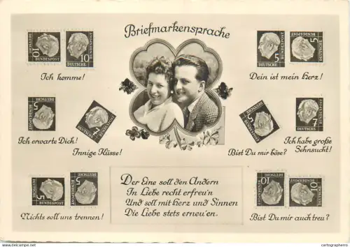 A5815 Briefmarken Sprache / Stamp Language / Germany