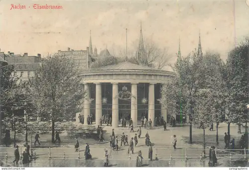 A5814 Aachen Elisenbrunnen Feldpost AK 1915