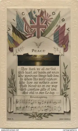 A5301 Holidays and celebrations Thanksgiving greetings postcard