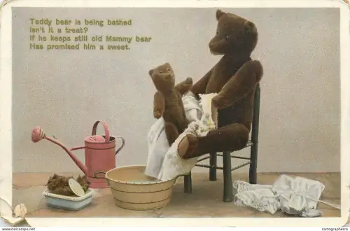 A5301 Holidays and celebrations greetings Toy family bear