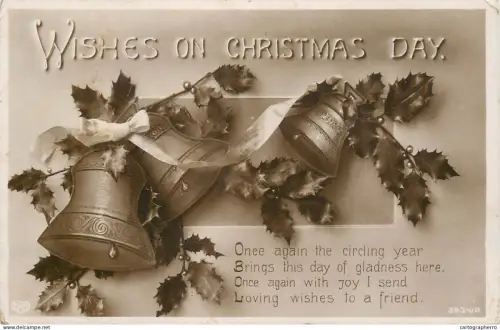 A5301 Holidays and celebrations Christmas greetings bells decorative ornament