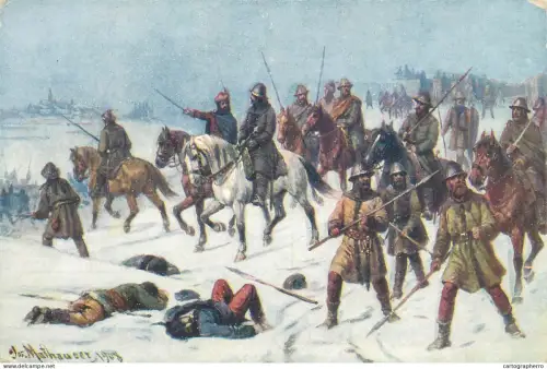 A5798 Hussite Wars Battle of Kutná Hora artist Mathauser