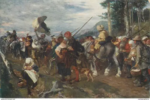 A5798 Baggage train train from the dreissigjährigen war military convoy from the Thirty Years' War - Wilhelm von Diez