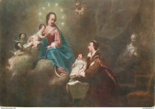 A5798 Czech painter and Jesuit brother Ignác Viktorin Raab religious fine art card