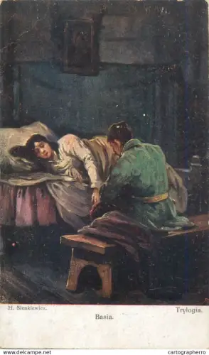 A5797 Polish artist Henryk Sienkiewicz's The Trilogy novel Barbara Jeziorkowska Basia figure