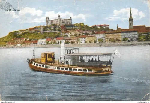 A5799 Bratislava ship boat bateau c.1923
