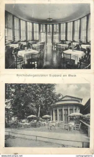 A5805 AK Boppard Reichsbahn Gasts tatten
