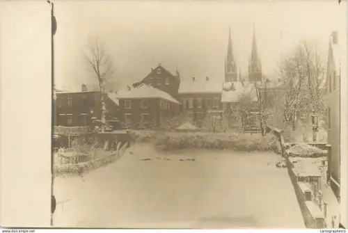 A5805 Tilburg in winter rppc