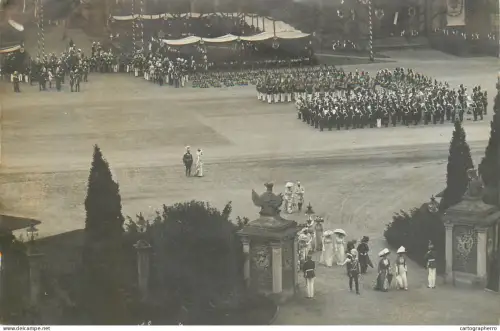A5805 Postkarte Wildpark Potsdam in Brandenburg, Militärparade 1911