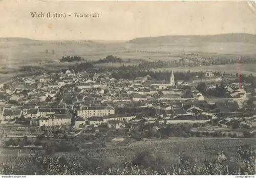 A5805 Wich in Lothr. Totalansicht 1916