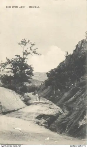 A5805 ITALIE SULLA STRADA ACQUI SASSELLO 1907