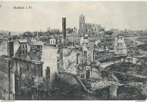 A5804 Rethel i. Fr. Feldpostkarte