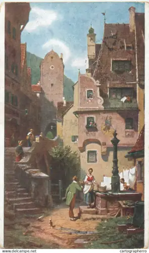 A5796 K. Spitzweg, Der ewige Hochzeiter 1916