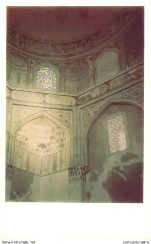 A5300 Uzbekistan Samarkand Shah-i Zindah Complex Shirin-biki-aqa Mausoleum interior view
