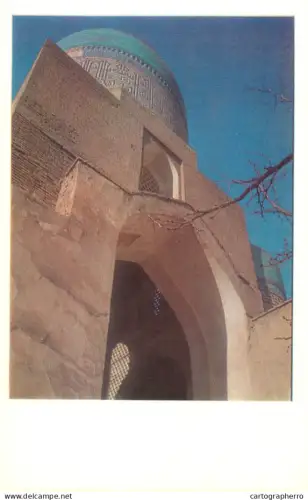 A5300 Uzbekistan Samarkand Shah-i Zindah Complex Qadi Zadah Rumi Mausoleum detail aspect