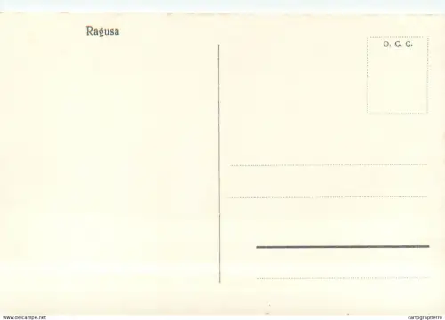 A5803 Ragusa Dubrovnik RPPC