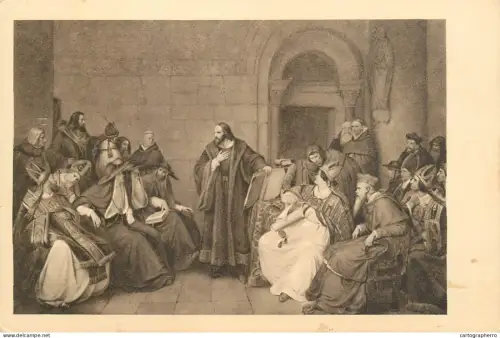 A5298 Johann Huss in Konstanz K.F Lessing