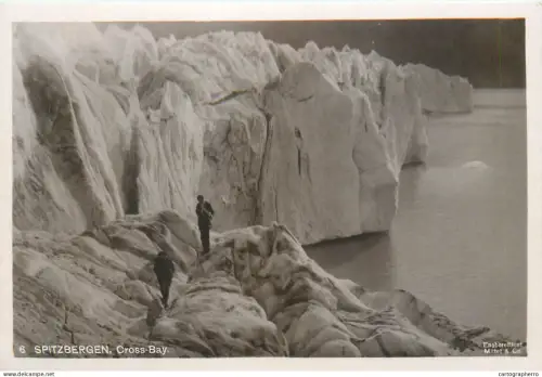 A5802 Norge Norway Norvège Spitzbergen Cross Bay RPPC