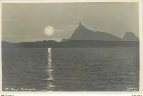 A5802 Norge Norway Norvège Hestmando RPPC